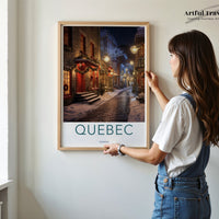 Quebec Poster - Canada Wall Art