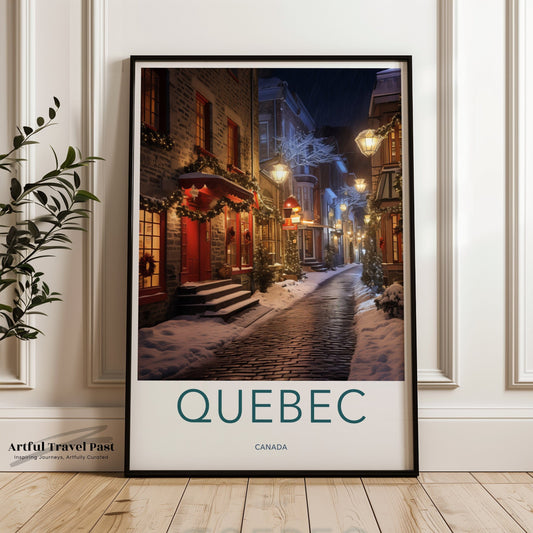 Quebec Poster - Canada Wall Art