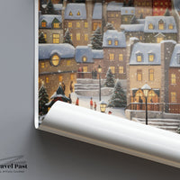 Quebec Poster | Canada Wall Art | North America Decor