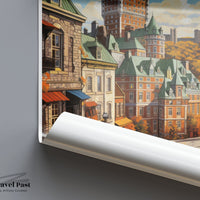 Quebec Poster | Quebec Wall Art | Canada Decor