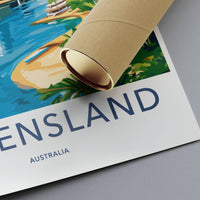 Queensland Poster - Australia Wall Art