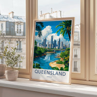 Queensland Poster - Australia Wall Art