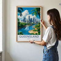 Queensland Poster - Australia Wall Art