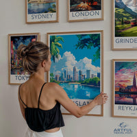 Queensland Poster | Australia Wall Art | Australia Decor