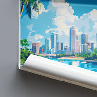 Queensland Poster | Australia Wall Art | Australia Decor