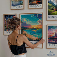 Queensland Poster | Australia Wall Art | Oceania Decor