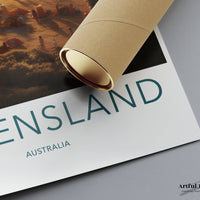 Queensland Poster | Tropical Christmas | Australia Wall Art