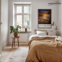 Queensland Poster | Tropical Christmas | Australia Wall Art