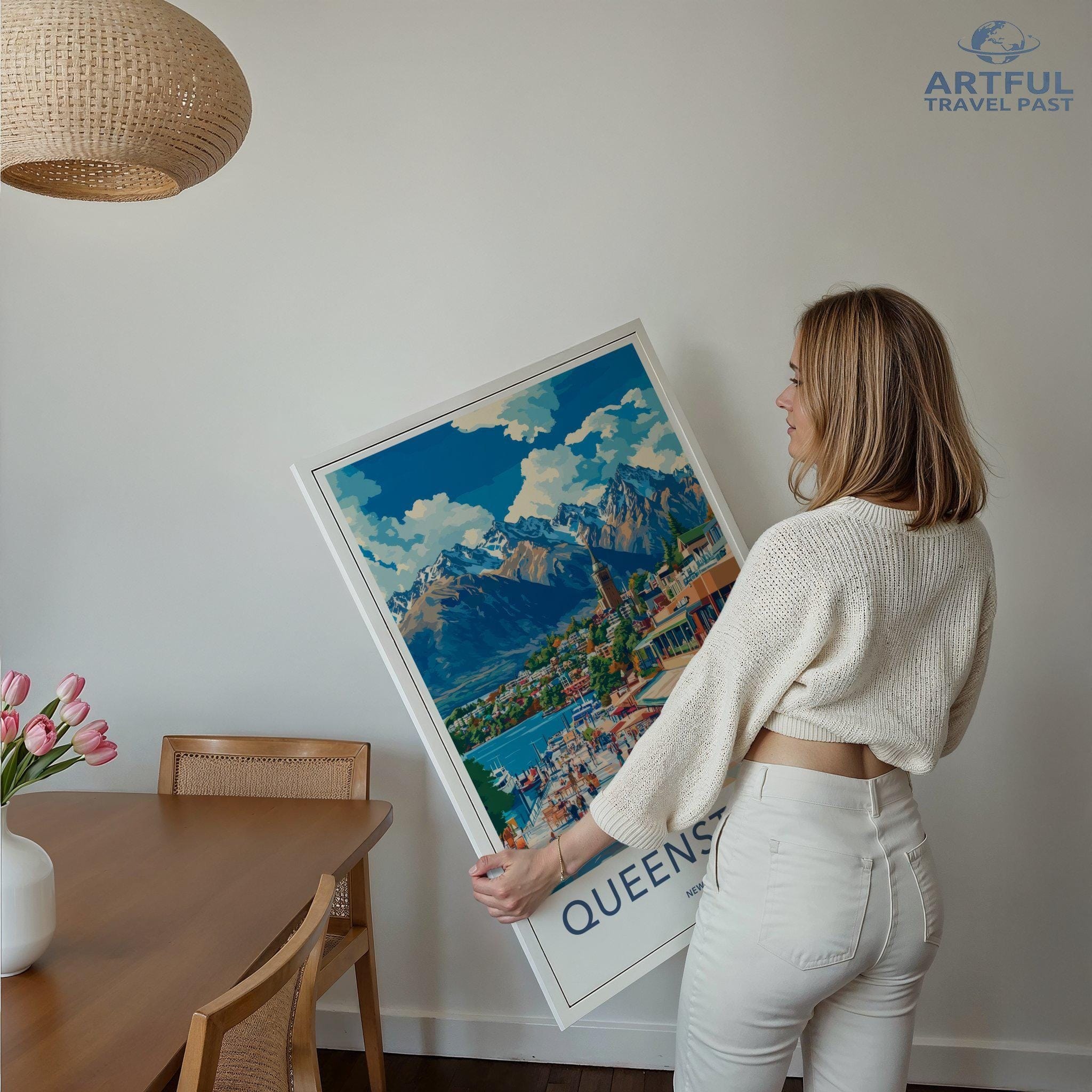 Queenstown Poster | New Zealand Wall Art