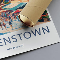 Queenstown Poster | New Zealand Wall Art