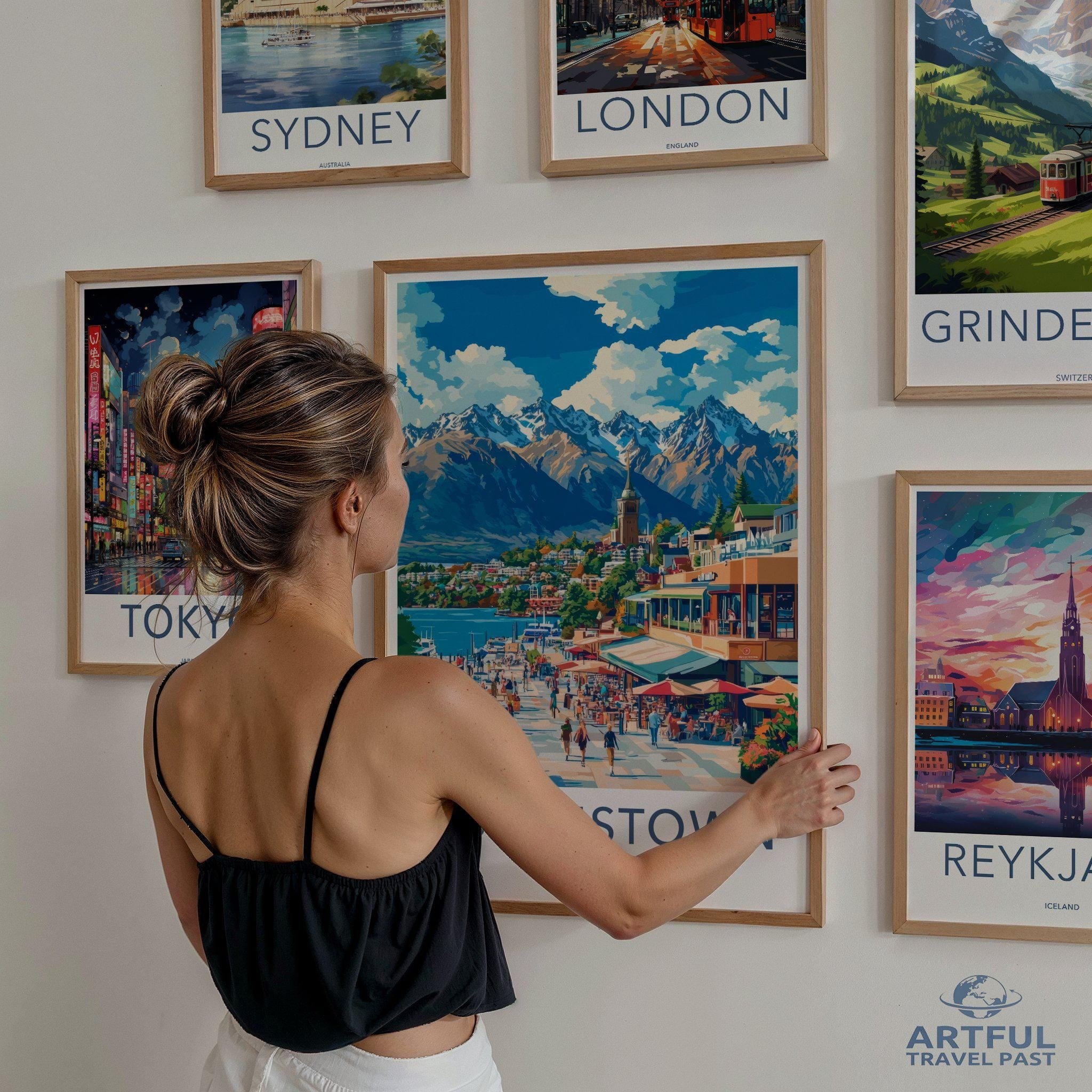 Queenstown Poster | New Zealand Wall Art