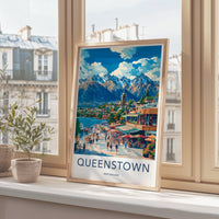 Queenstown Poster | New Zealand Wall Art