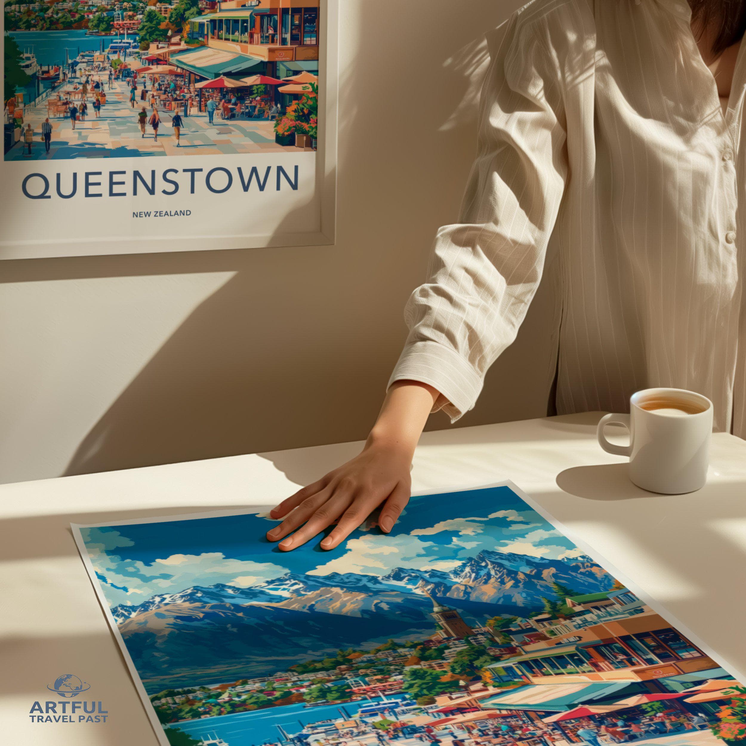 Queenstown Poster | New Zealand Wall Art