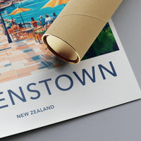 Queenstown Poster - New Zealand Wall Art