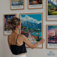 Queenstown Poster - New Zealand Wall Art