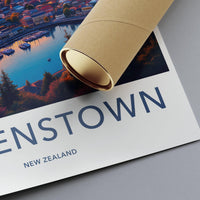 Queenstown Poster - New Zealand Wall Art