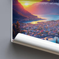 Queenstown Poster - New Zealand Wall Art