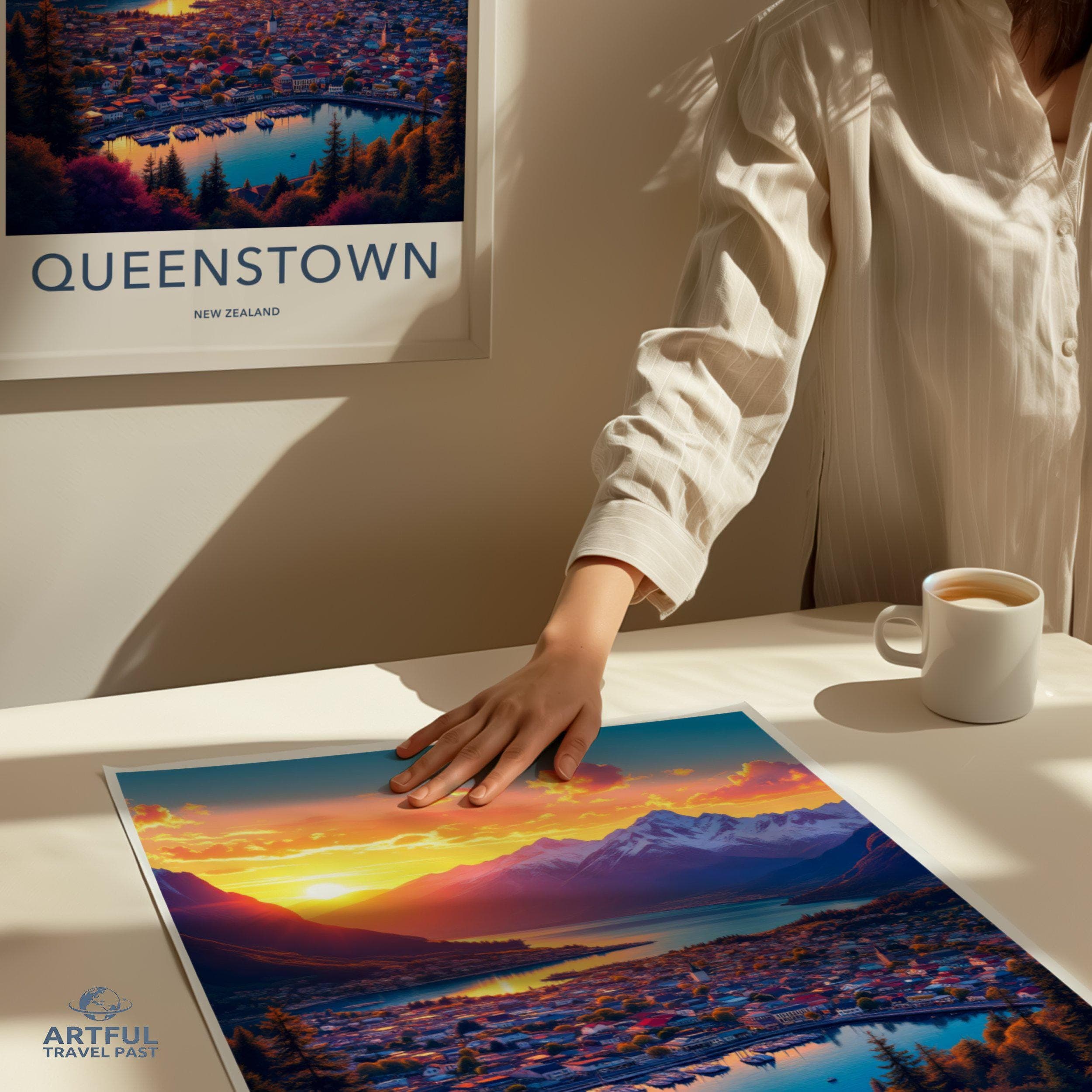 Queenstown Poster - New Zealand Wall Art