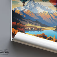 Queenstown Poster | New Zealand Wall Art