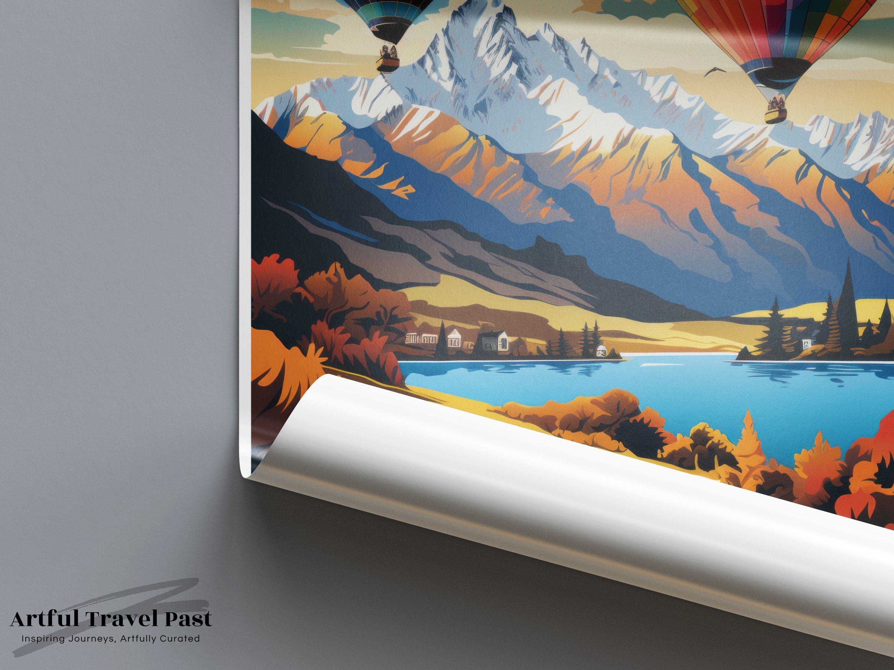 Queenstown Poster | New Zealand Wall Art