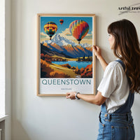 Queenstown Poster | New Zealand Wall Art