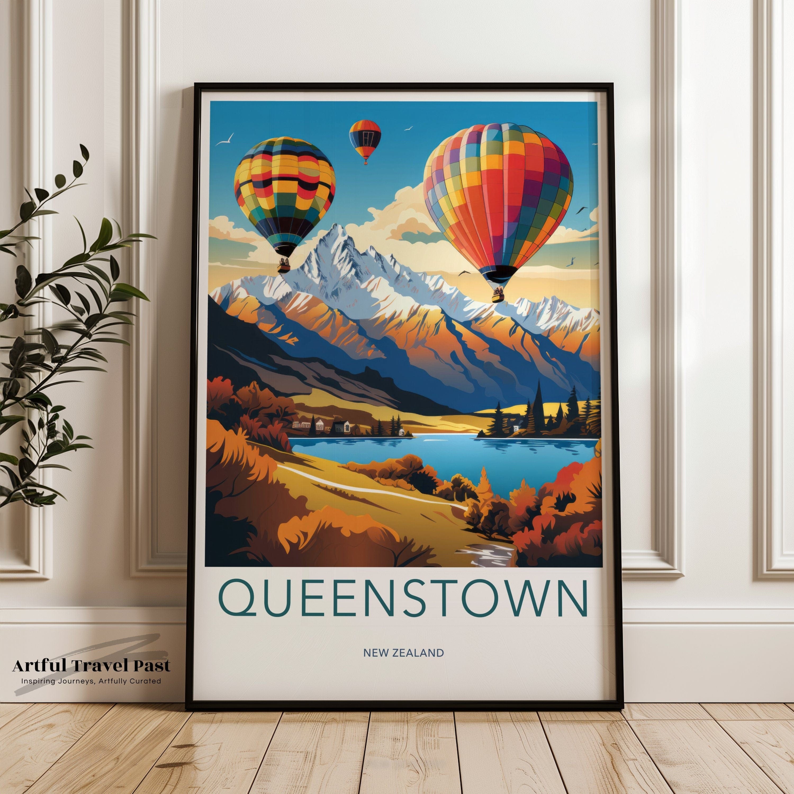 Queenstown Poster | New Zealand Wall Art