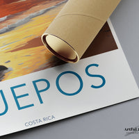 Quepos Poster | Caribbean Wall Art