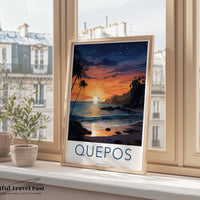 Quepos Poster | Costa Rica Wall Art
