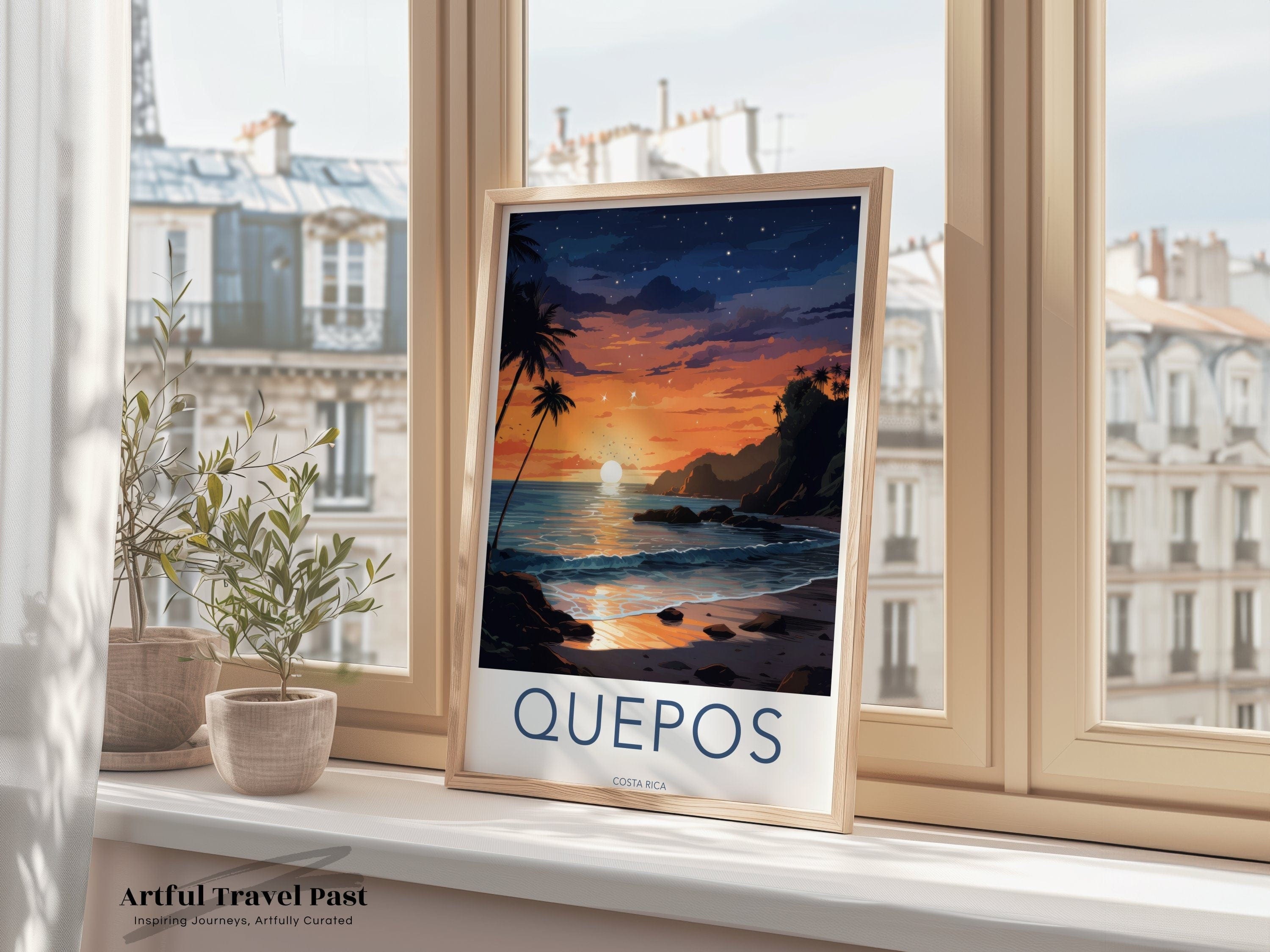 Quepos Poster | Costa Rica Wall Art