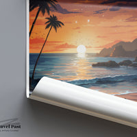 Quepos Poster | Costa Rica Wall Art