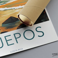 Quepos Poster - Costa Rica Wall Art