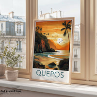 Quepos Poster - Costa Rica Wall Art