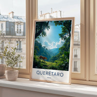 Queretaro Poster - Mexico Wall Art