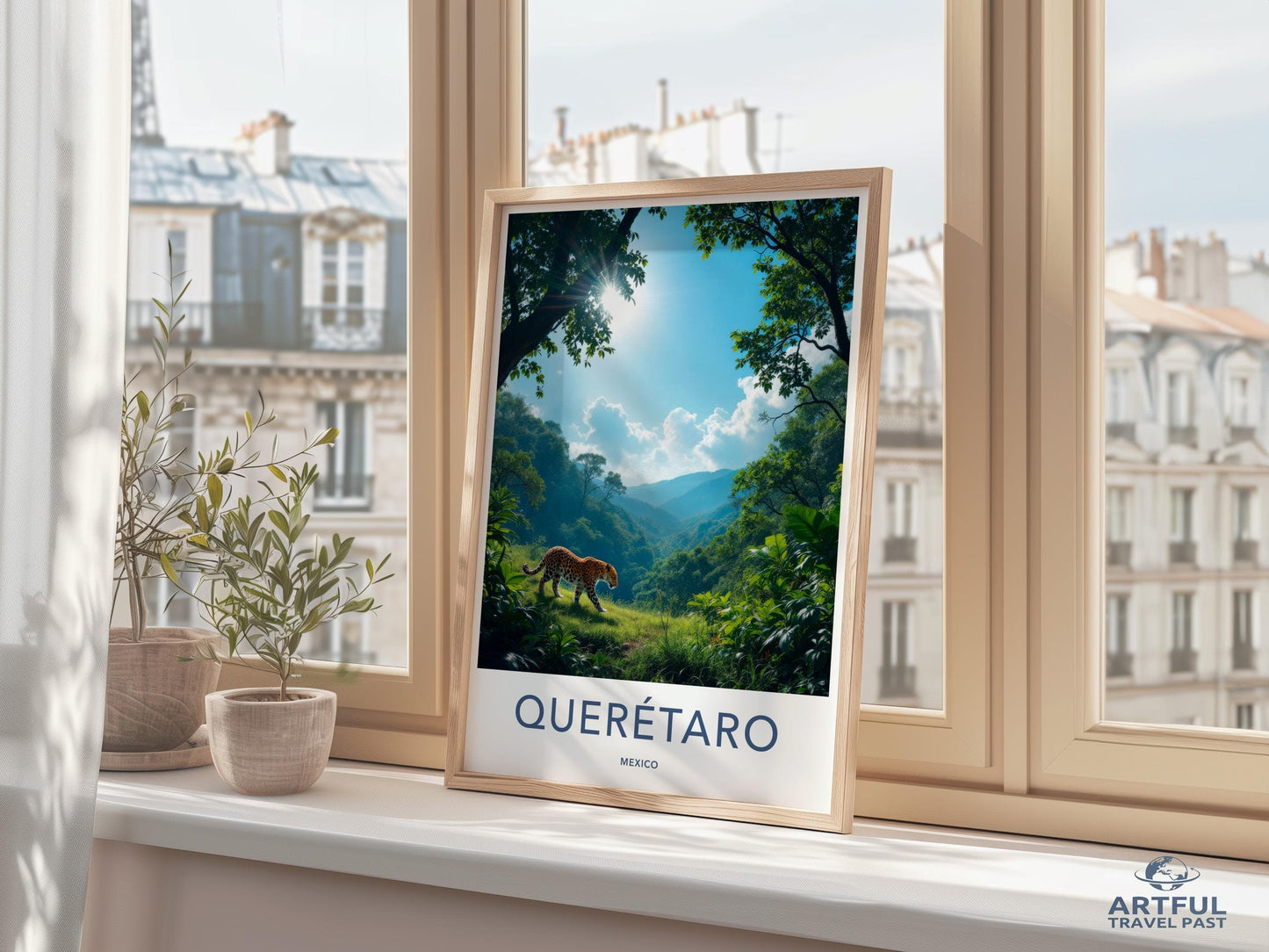 Queretaro Poster - Mexico Wall Art