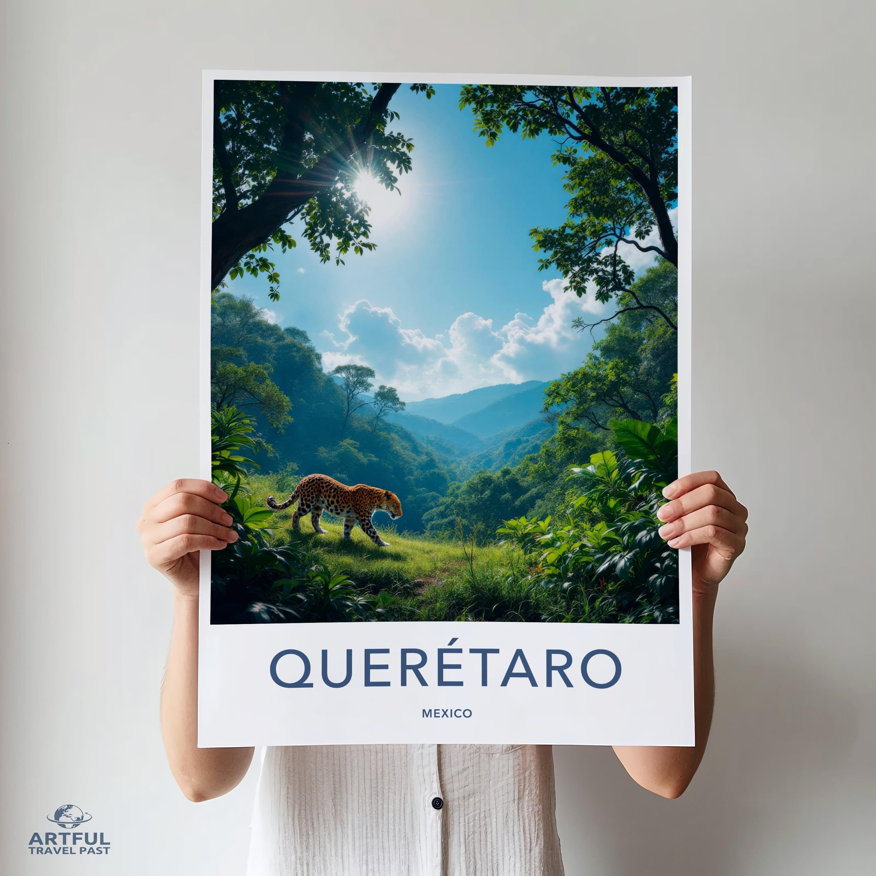 Queretaro Poster - Mexico Wall Art