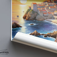 Ragusa Poster | Croatia Wall Art | Eastern Europe Decor