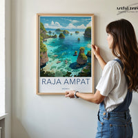 Raja Ampat Poster - Indonesia Wall Art