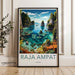 Raja Ampat Poster - Indonesia Wall Art