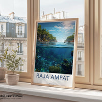 Raja Ampat Poster - Indonesia Wall Art