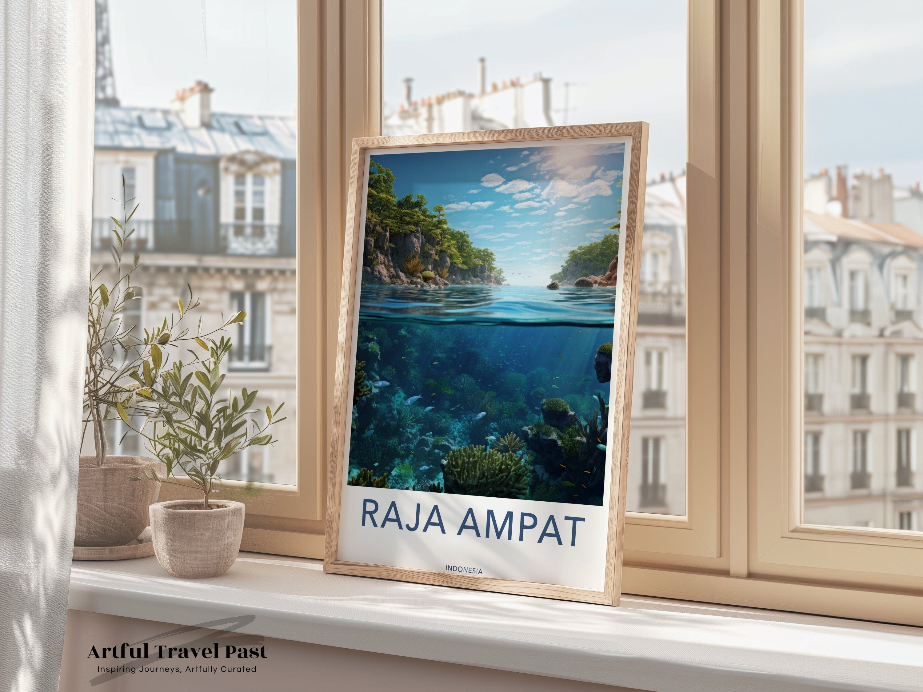 Raja Ampat Poster - Indonesia Wall Art