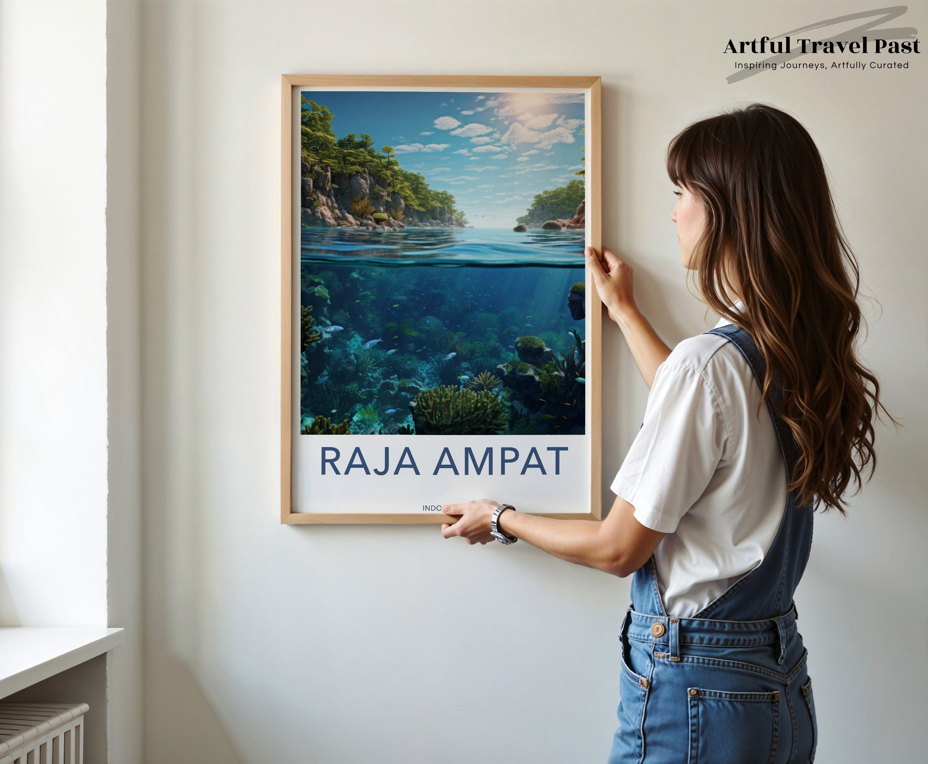 Raja Ampat Poster - Indonesia Wall Art