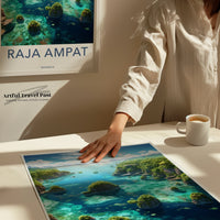 Raja Ampat Poster - Indonesia Wall Art
