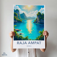 Raja Ampat Poster - Indonesia Wall Art
