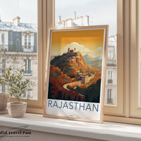 Rajasthan Poster | Rajasthan Wall Art | India Decor