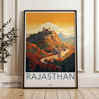Rajasthan Poster | Rajasthan Wall Art | India Decor