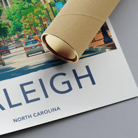 Raleigh Poster - NC Wall Art