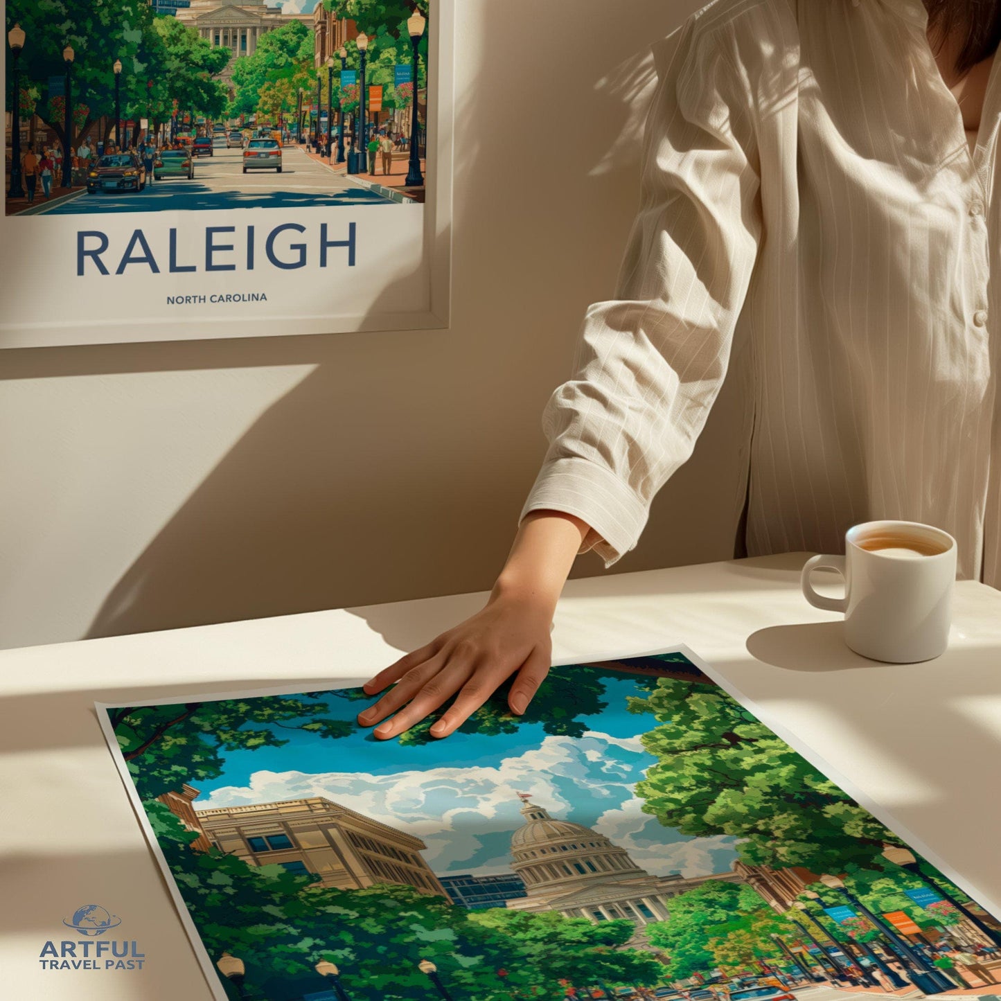 Raleigh Poster - NC Wall Art