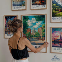Raleigh Poster - North Carolina Wall Art