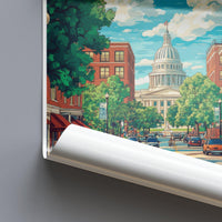 Raleigh Poster - North Carolina Wall Art