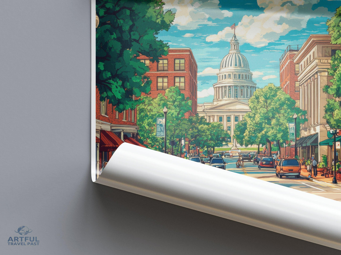 Raleigh Poster - North Carolina Wall Art